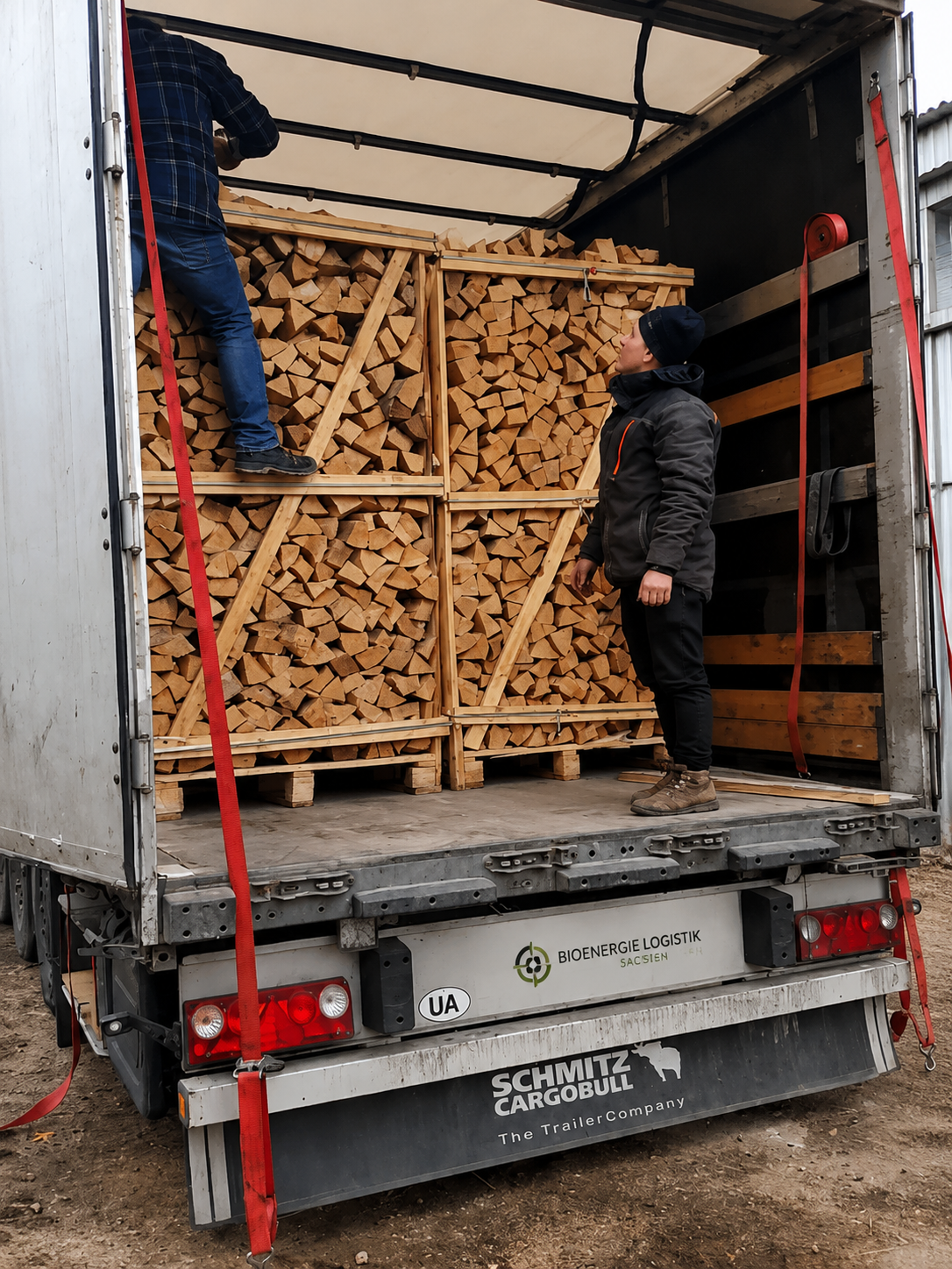 Premium Buchenholz 55 RM – Kammergetrocknetes Brennholz